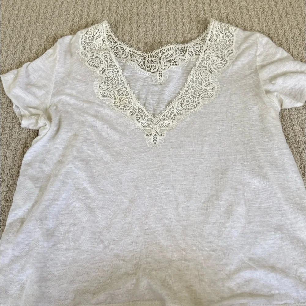 Sezane Mina Tee Top - Picture 1 of 4